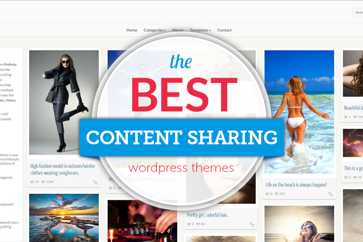 best content sharing wordpress themes