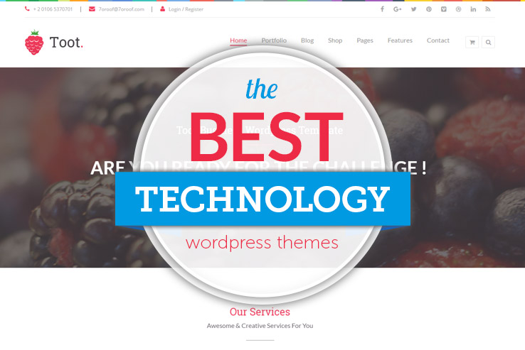 best technology wordpress themes