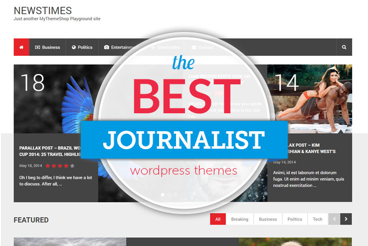 best journalist wordpress themes