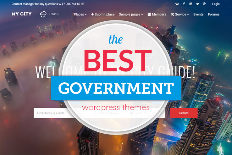 best government wordpress themes