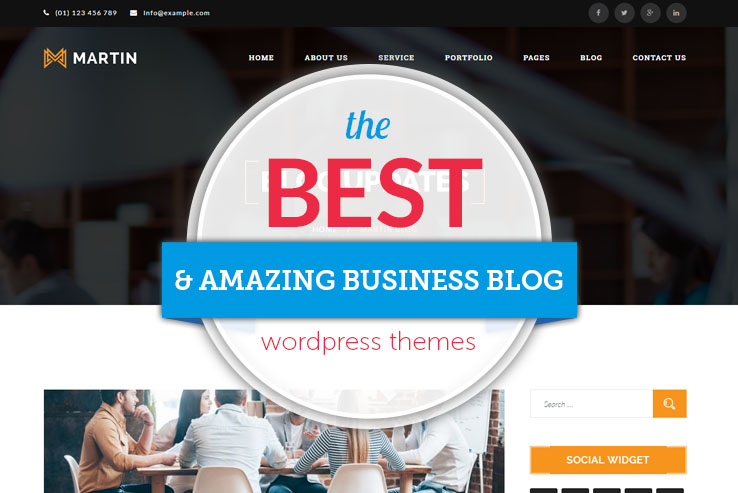 amazing business blog themes