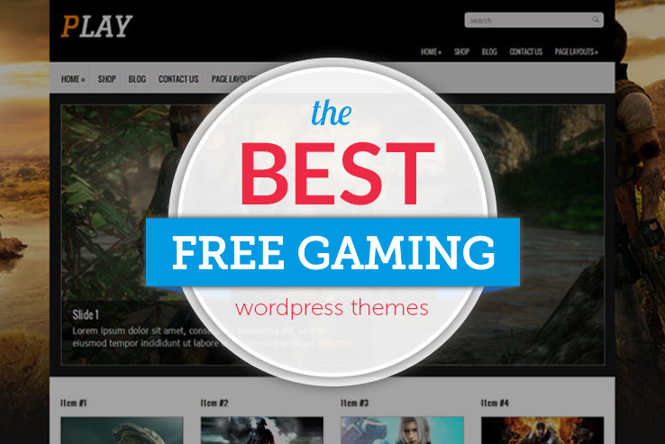 free gaming wordpress themes