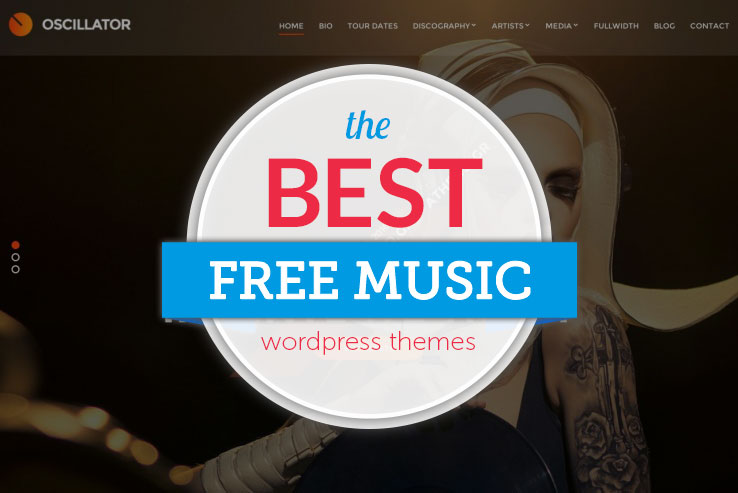 music artist wordpress theme