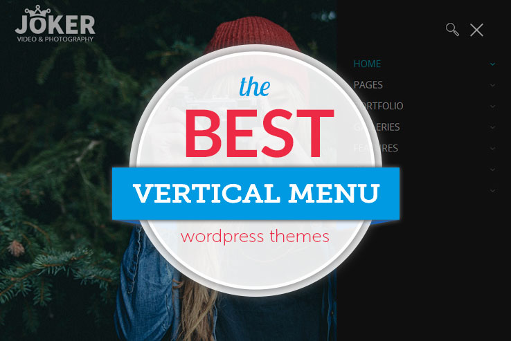 vertical menu wordpress themes