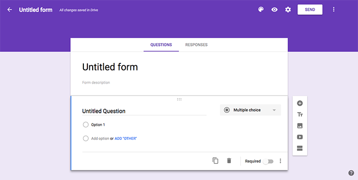 Creating the Google Form