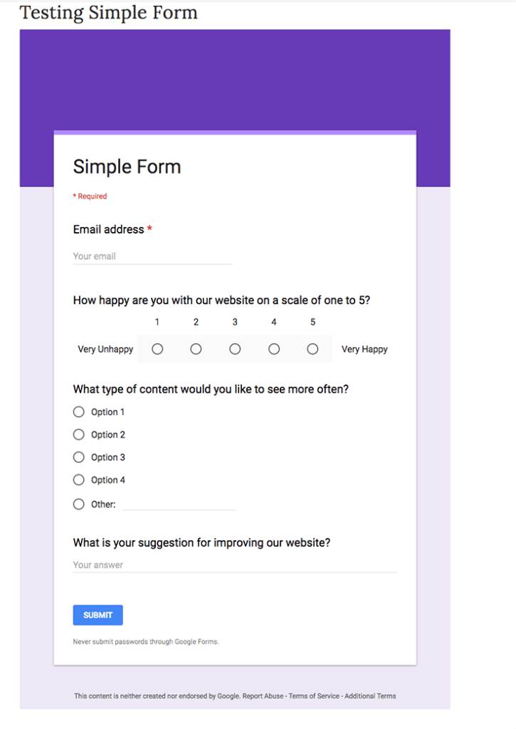 Embed a Google Form to your WordPress Site with these Easy Steps