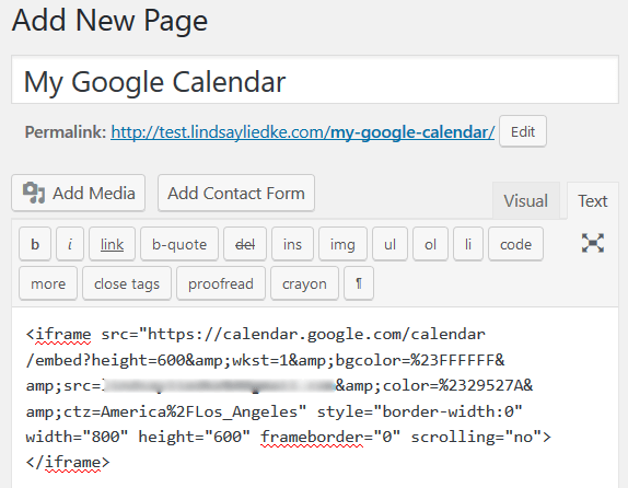 Embed Google Calendar - Embed Calendar