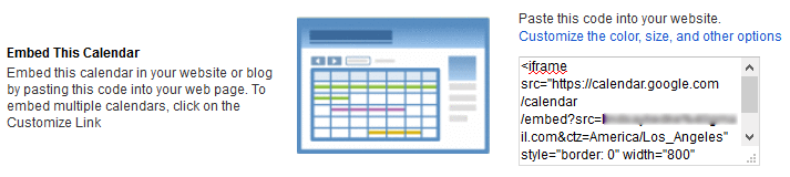 Embed Google Calendar - Embed This Calendar