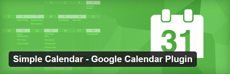 Simple Calendar - Google Calendar Plugin