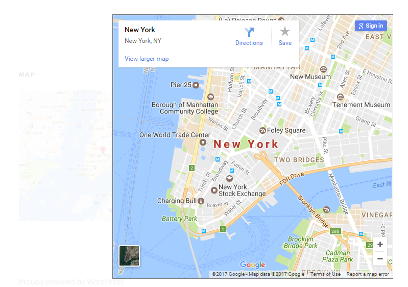 Preview of Google Maps