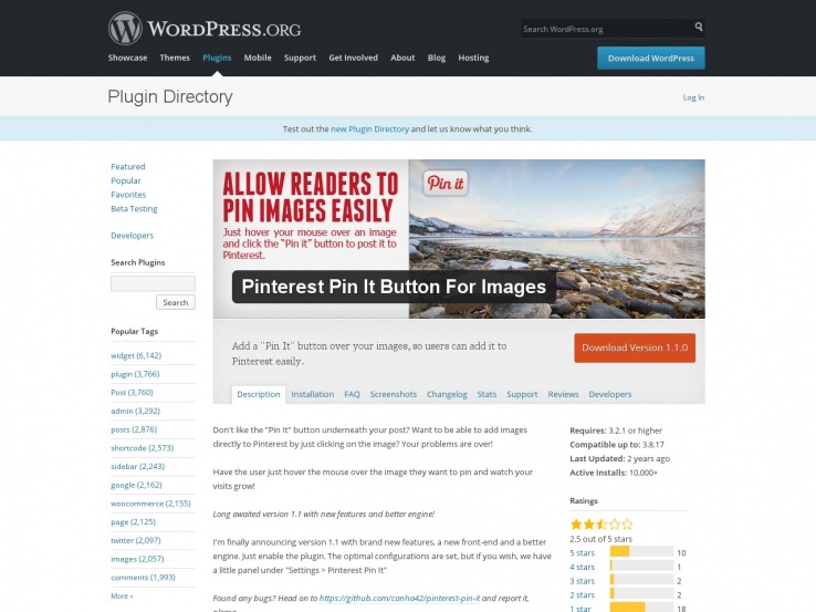 Pinterest Pin It Button For Images