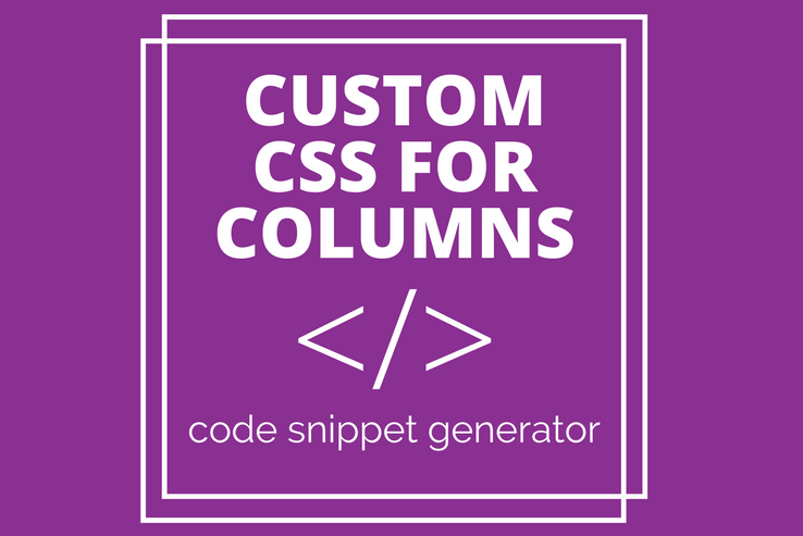Custom CSS for Columns