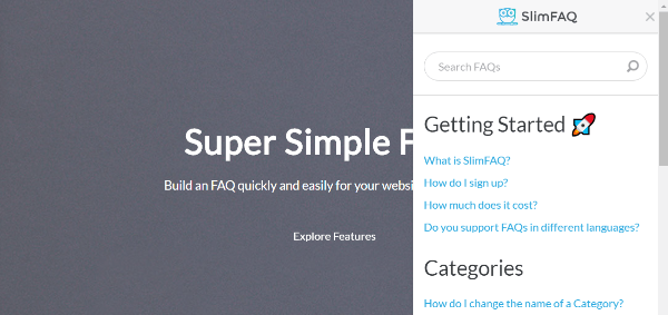 SlimFAQ Plugin