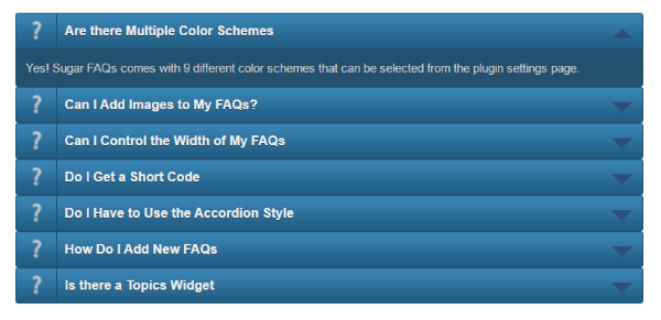 Sugar FAQ Plugin