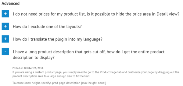 WordPress FAQ plugins