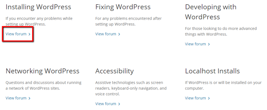Where to get wordpress support