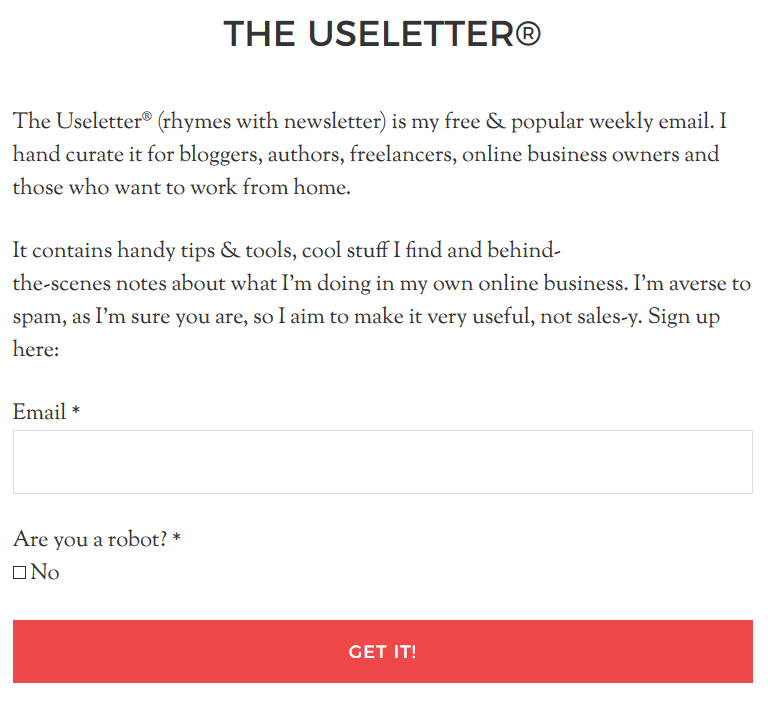 The Useletter