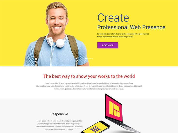 Web Presentation WordPress Theme
