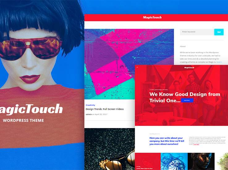 MagicTouch - Web Design Studio Responsive WordPress Theme
