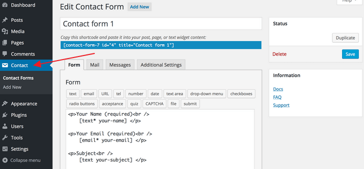 WordPress-Contact-Form-Contact-Form-7-Setup-Configuration-and-Use