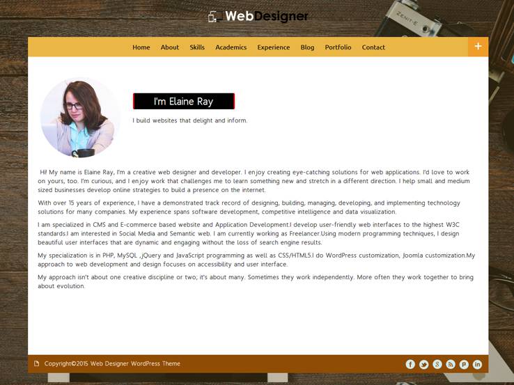 WebDesigner WordPress Theme