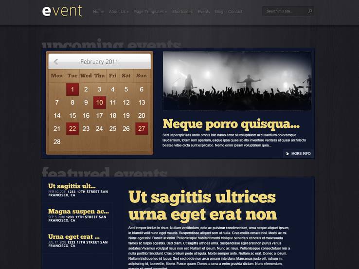 Event by Elegant Themes