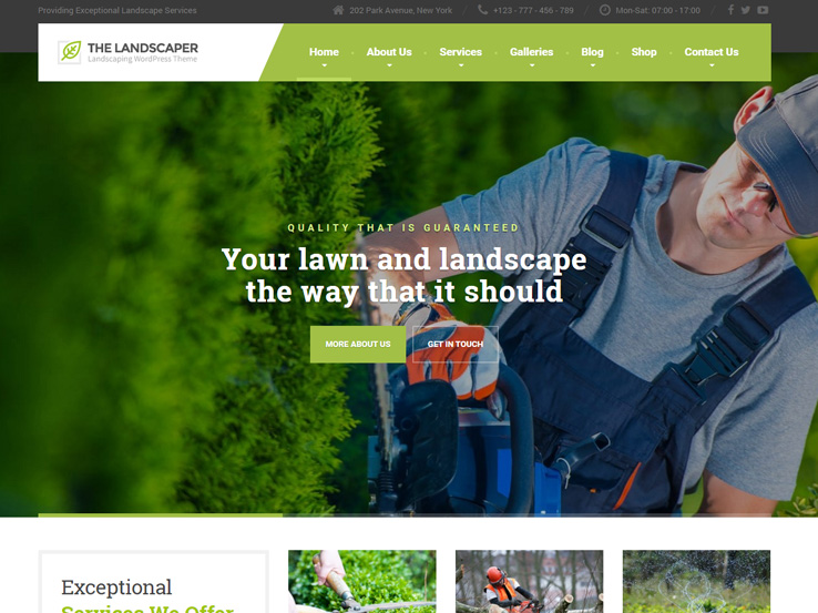 Best Premium Gardening and Landscaping WordPress Themes