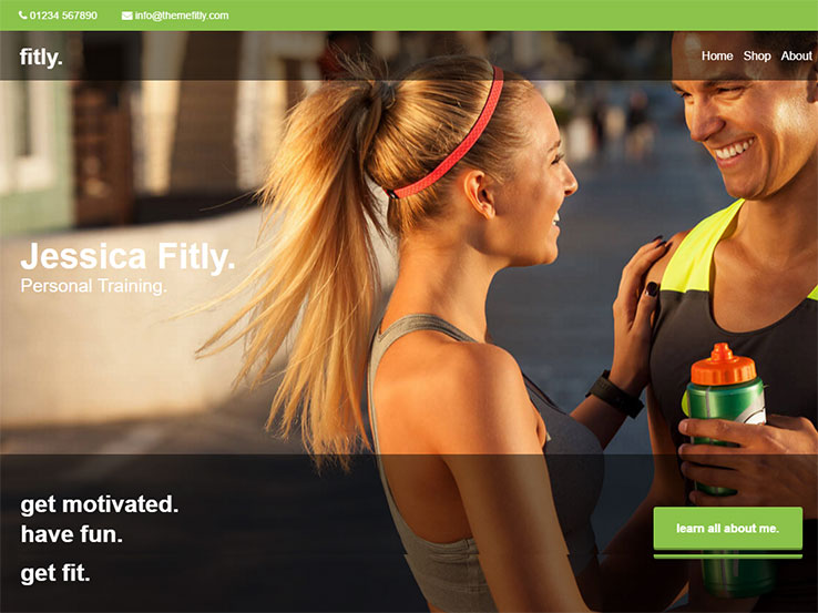 Fitly Personal Training Theme